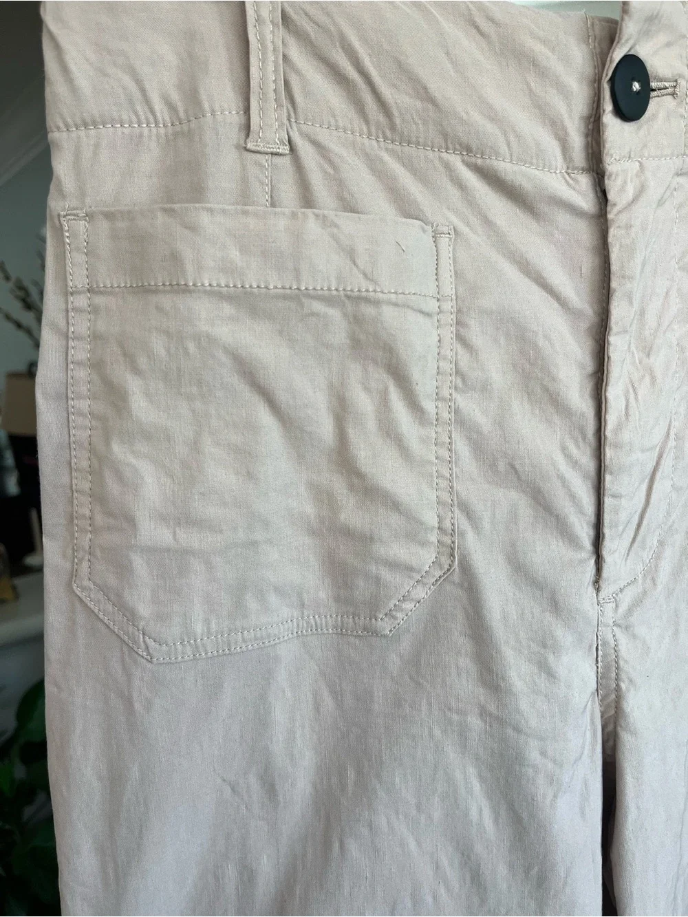 Anthropologie Maeve The Colette Pants Size 28/6 Linen Blend